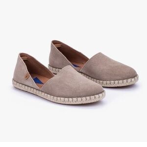 Verbenas Espadrilles Carmen Serraje Piedra Flats in Stone